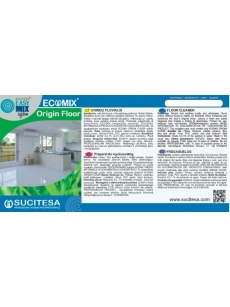 Label for ECOMIX FLOOR ORIGIN cleaner