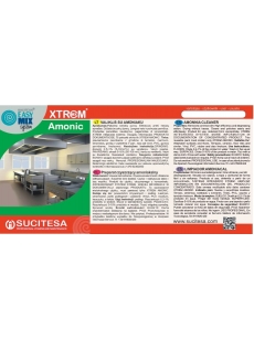Label for XTREM AMONIC cleaner