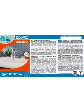 Label for ECOMIX KAL-FREE cleaner