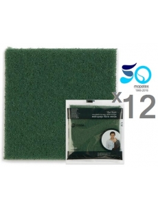 Strong Green Scouring Pad Cisne 15x15cm (12units)