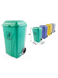 Plastic Container with pedal Mopatex 120Lts