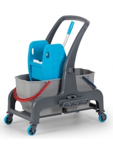 Dviejų kibirų valytojos vežimėlis PROCART 720S, 2x25L
