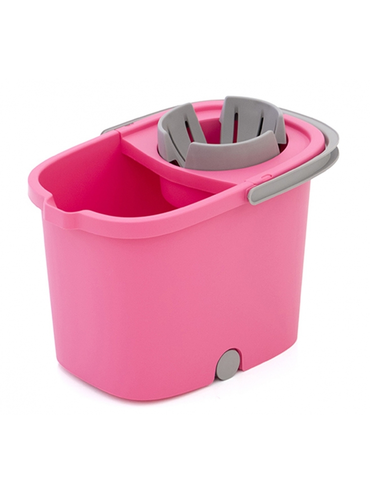 Bucket with wringer RECTAGULAR, 14L