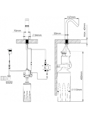 Hand Dryer Machflow PLUS M09 with HEPA filter