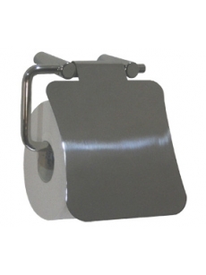 Toilet paper holder with lid MEDINOX bright finish