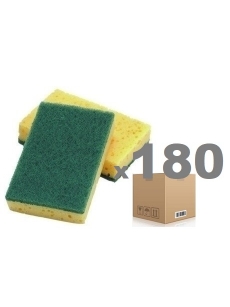 Strong green scouring pad CISNE DISH (180units)