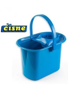Bucket with wringer Cisne Rectagular Blue, 14L
