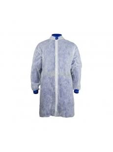 Disposable coat PP, WHITE (unit)