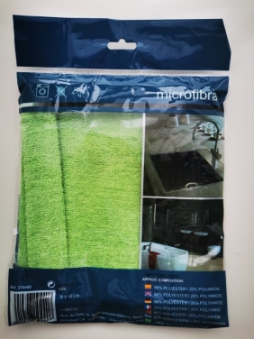 Mircrofiber cloth CISNE EXTRA green
