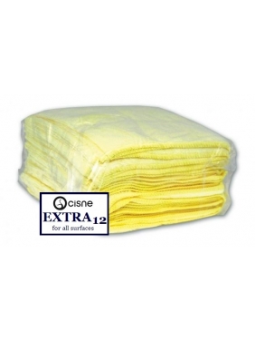 Mircrofiber cloth Cisne EXTRA yellow 12units