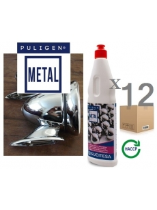 Metal and vitroceramic hobs cleaner PULIGEN METAL 500mlx12units