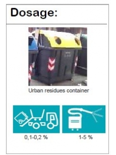 Citrinų kvapo konteinerių ploviklis URBADET COMPLET