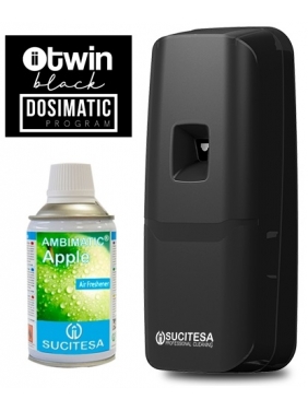 Automatic air freshener AMBIMATIC APPLE with black system