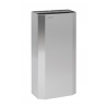 Open bin 40L without lid stainless steel, bright