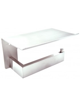 WC paper holder with self HARMONIA (bright)