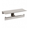 Double WC paper holder with self Mediclinics HARMONIA (satin)
