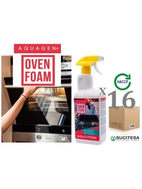 Oven cleaner foam AQUAGEN OVEN FOAM 1Lx16units