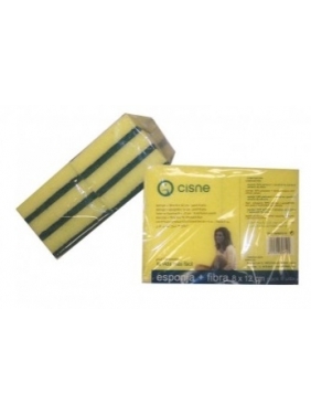 Strong green scouring pad CISNE DISH (6vnt.)