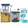 Perfumed cleaner with bio-alcohol AQUAGEN G APPLE 5L (concentrate)