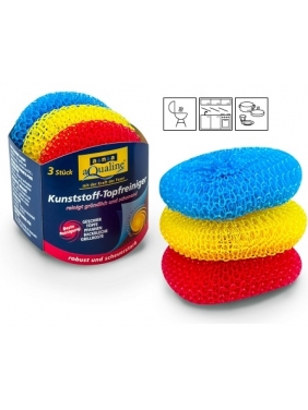 Metal scourer for dishes (3units)