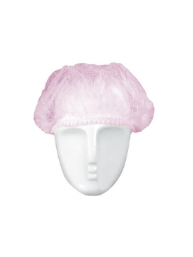 Disposable head caps, pink (100vnt.)