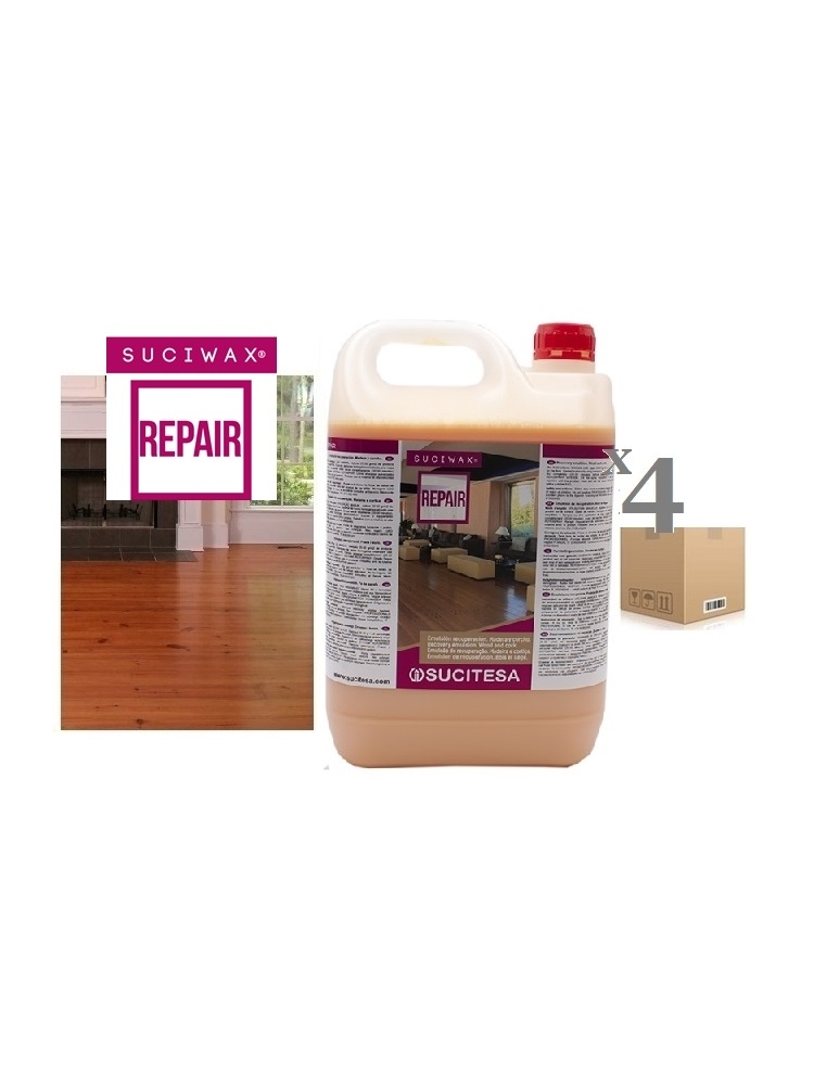 Recovery emulsion wood and cork floor SUCIWAX REPAIR 5Kgx4units