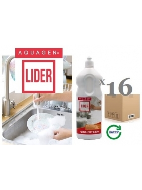 Hand dishwashing detergent AQUAGEN Lider (Ultra concentrated) 1Lx12units