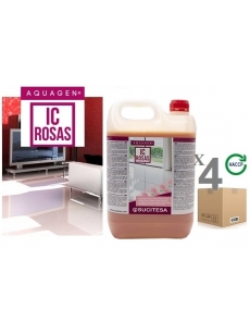 Floor cleaner with bio-alcohol AQUAGEN IC ROSAS 5Lx4units