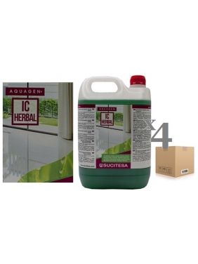Floor cleaner with bio-alcohol AQUAGEN IC HERBAL (4units)