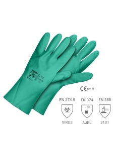 Antibacterial Nitrile gloves, M (8 size)