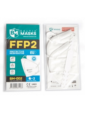 Fask mask FFP2 without valve (2units)