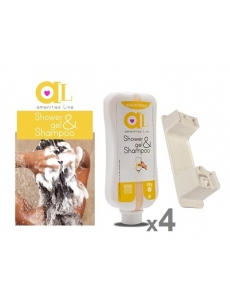 Shampoo - Shower gel SHOWER GEL SHAMPOO 4units + support