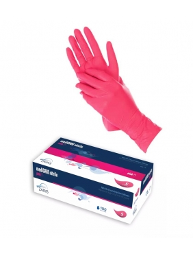 Disposable gloves ZARYS mediCARE Nitrile pink (100units)