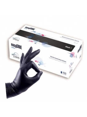 Disposable nitrile gloves ZARYS EasyCare Nitrile Black (100units)
