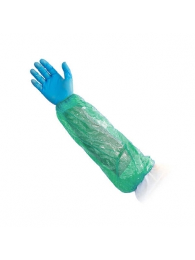 Disposable hand cover, PE, green (100units)