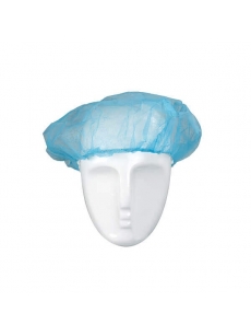 Vienkartinės kepuraitės beretės, mėlynos (100vnt.)