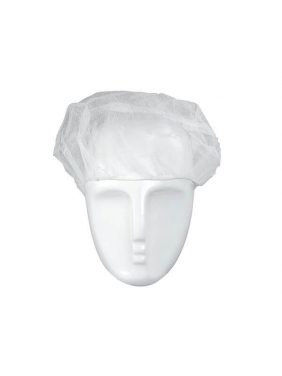 Disposable head caps, white...