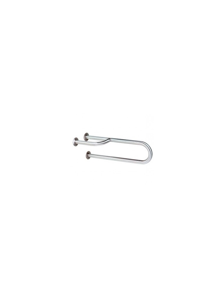 Mediclinics Wall mounted grab bar with 3 anchoring points BFD600C, bright