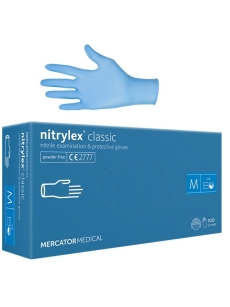 NITRIL disposable gloves MERCATOR Nitrylex Classic (100units)