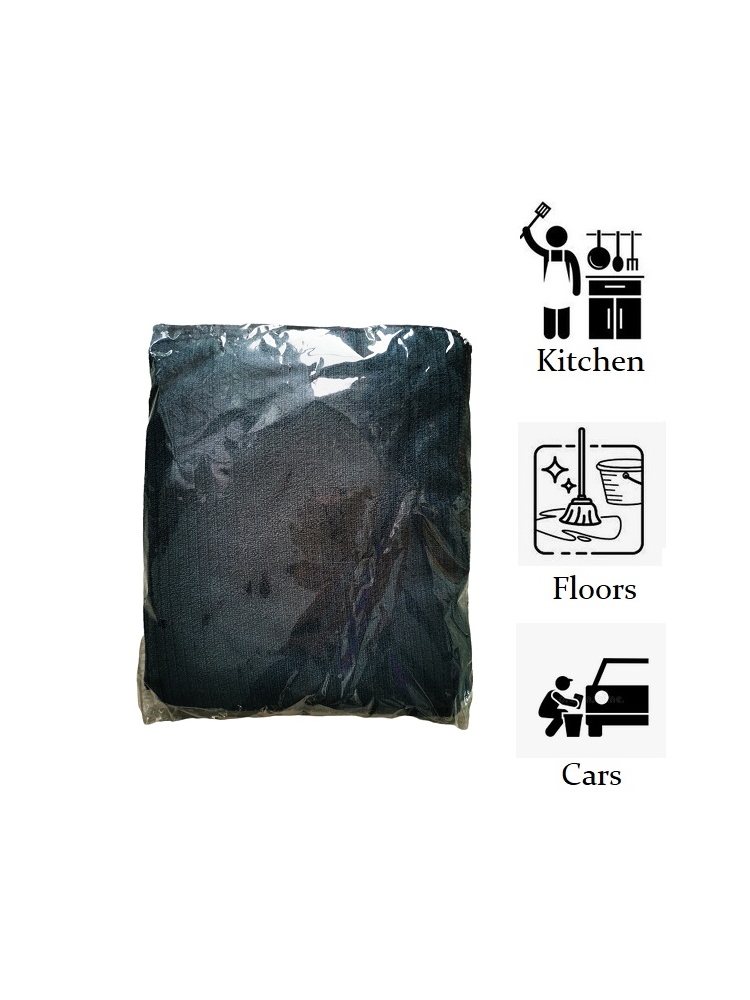Microfiber cloth Cisne BLACK XXL 300 mgs (12units)