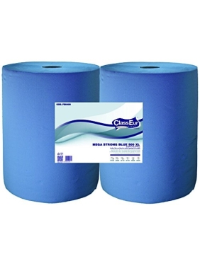 Industrial paper roll ClassEur MEGA BLUE 500 XL (2roll)