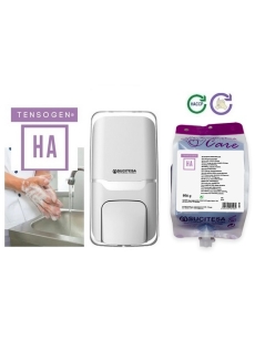 Sanitizer hand wash gel TENSOGEN HA with white dispenser