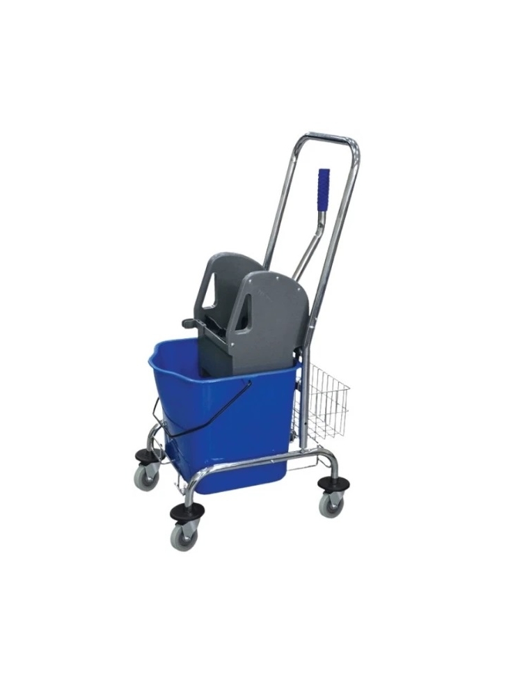 Valytojos vežimėlis ECO 25L su krepšeliu daiktams