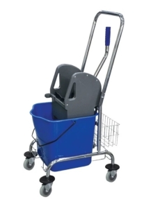 Cleaning CHROME TROLLEY 25L, with basket