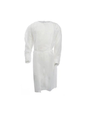 Medical disposable coat PP white 115x137 (unit)