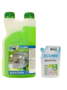 Green apple fragrance floor cleaner ECOMIX FLOOR APPLE DOSE
