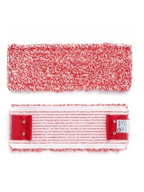 Mikrofibrinė grindų šluostė Cisne WET Color 40cm, raudona
