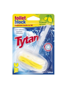 TYTAN WC Block Lemon pakabinamas WC kvapiklis, 40g