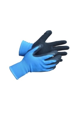 Knitted mittens gloves with soft foam latex, pair