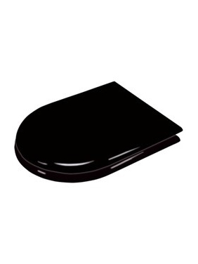Seat with lit for toilet Mediclinics TP0135, black